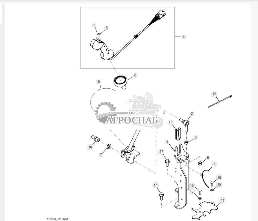 Органы управления погрузчиком, 3-функциональный сервоуправление 